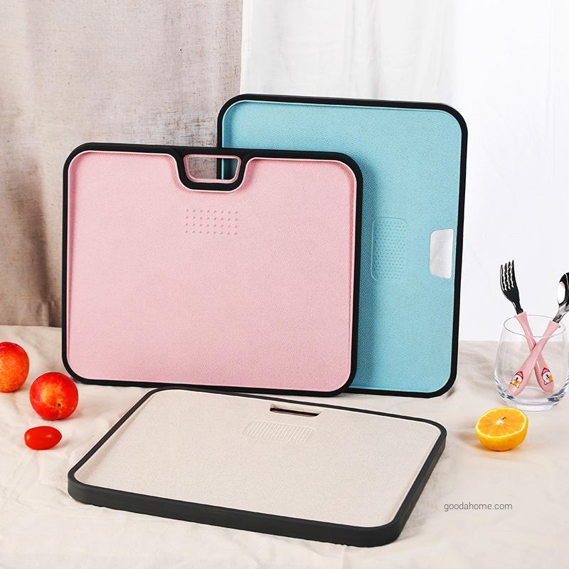 Double-sided Non-slip Wheat Straw Cutting Board