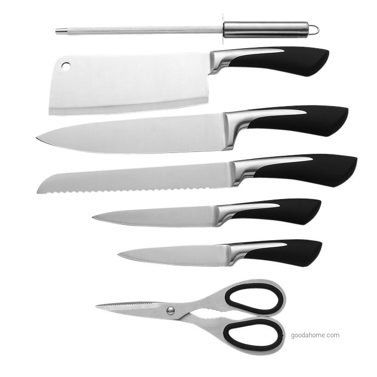 5 Pcs Stainless Steel Kitchen Cleaver Knife Set