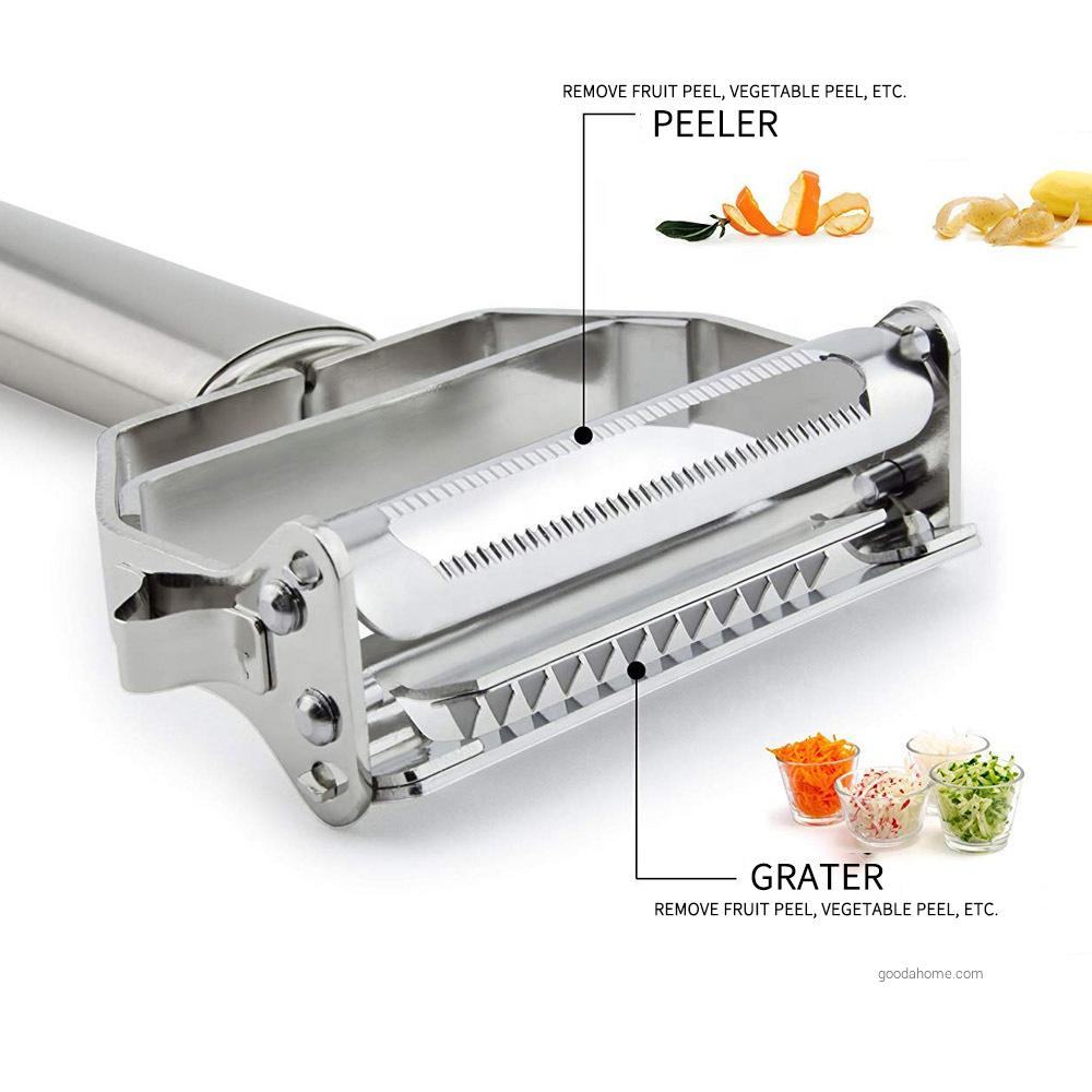 Stainless Steel Dual Blade Vegetable Peeler