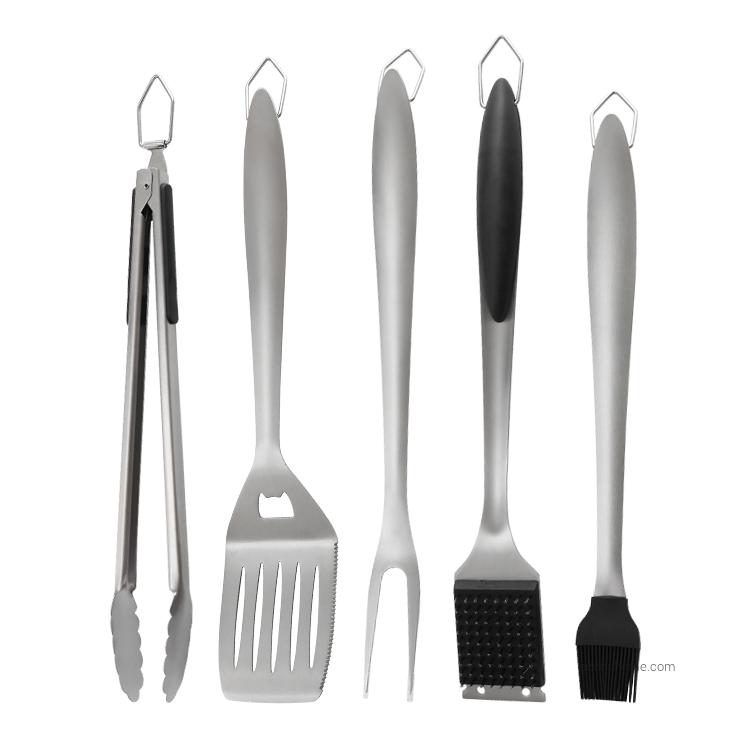 6 Piece Stainless Steel BBQ Grill Set With Oxford Bag